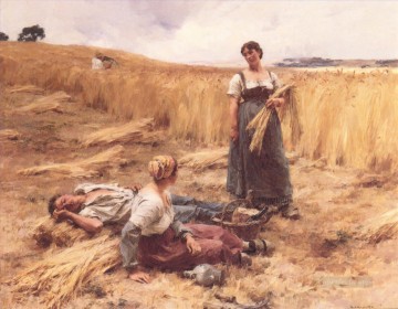 レオン・オーギュスティン・レルミット Painting - モン・サン・ペールのモワッソヌールの田園風景 農民レオン・オーギュスタン・レルミット